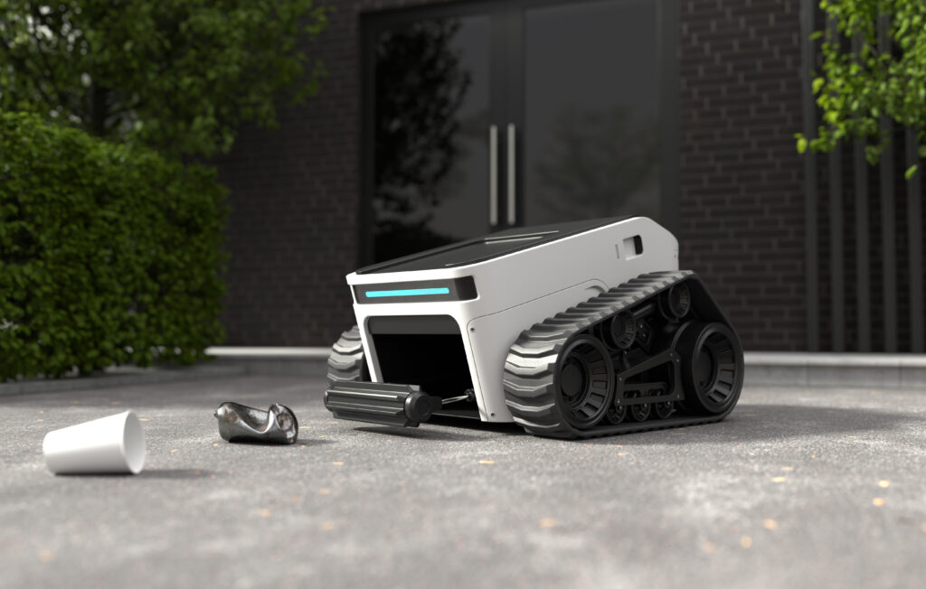 Automatic garbage collection robot